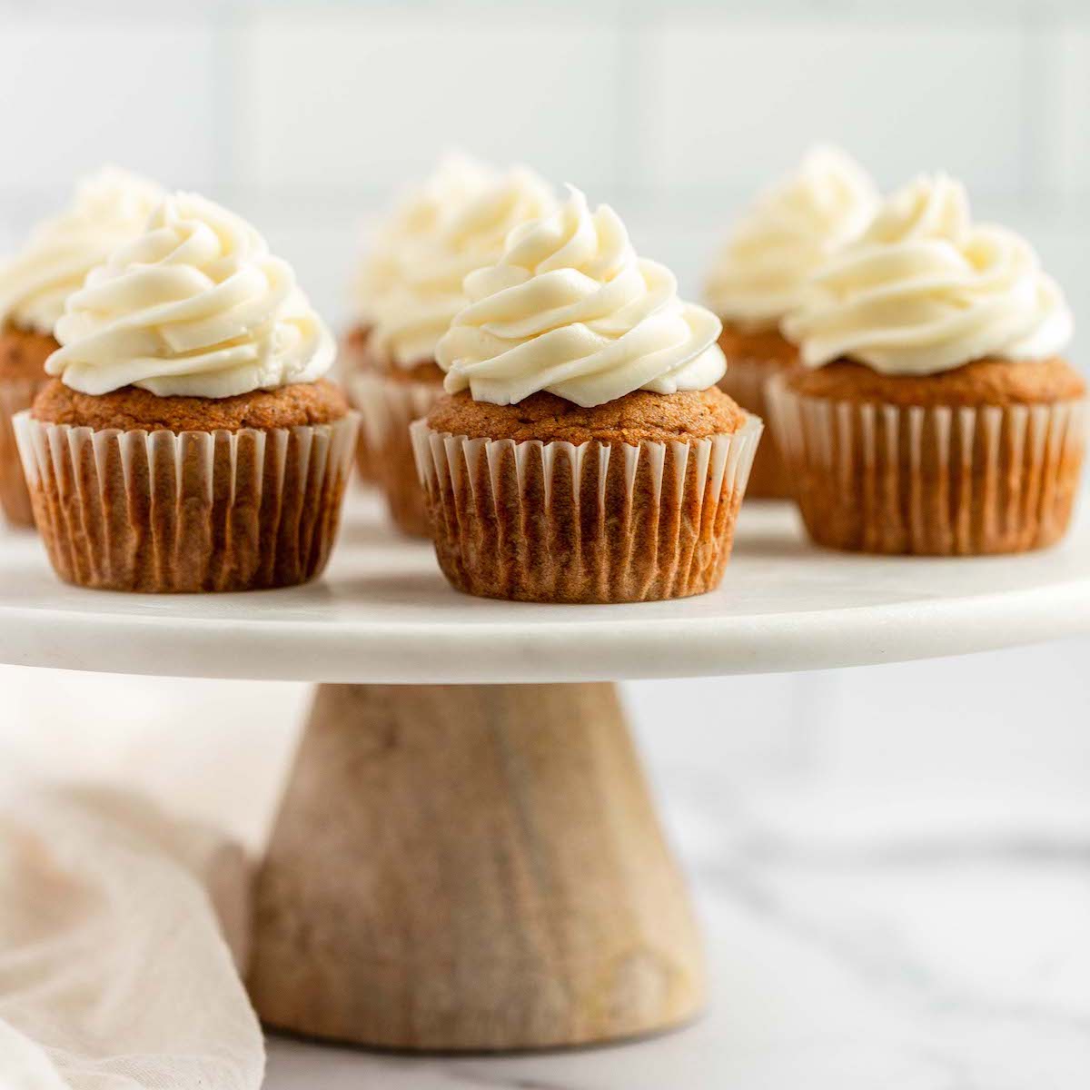 Cupcakes de Calabaza (+ Glaseado de Queso Crema)