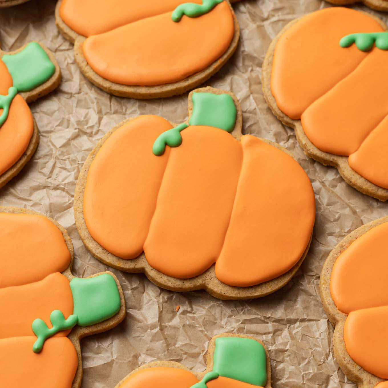 Galletas de azúcar y calabaza