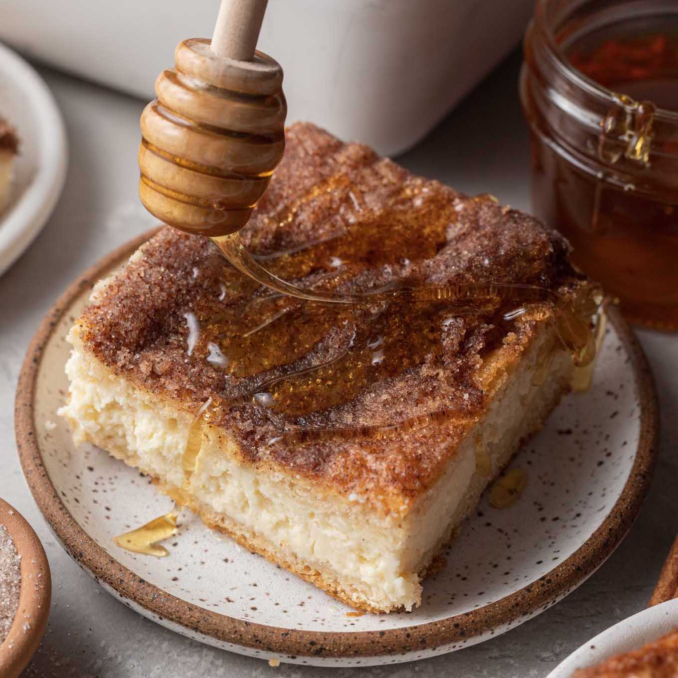 Tarta de queso con sopapilla