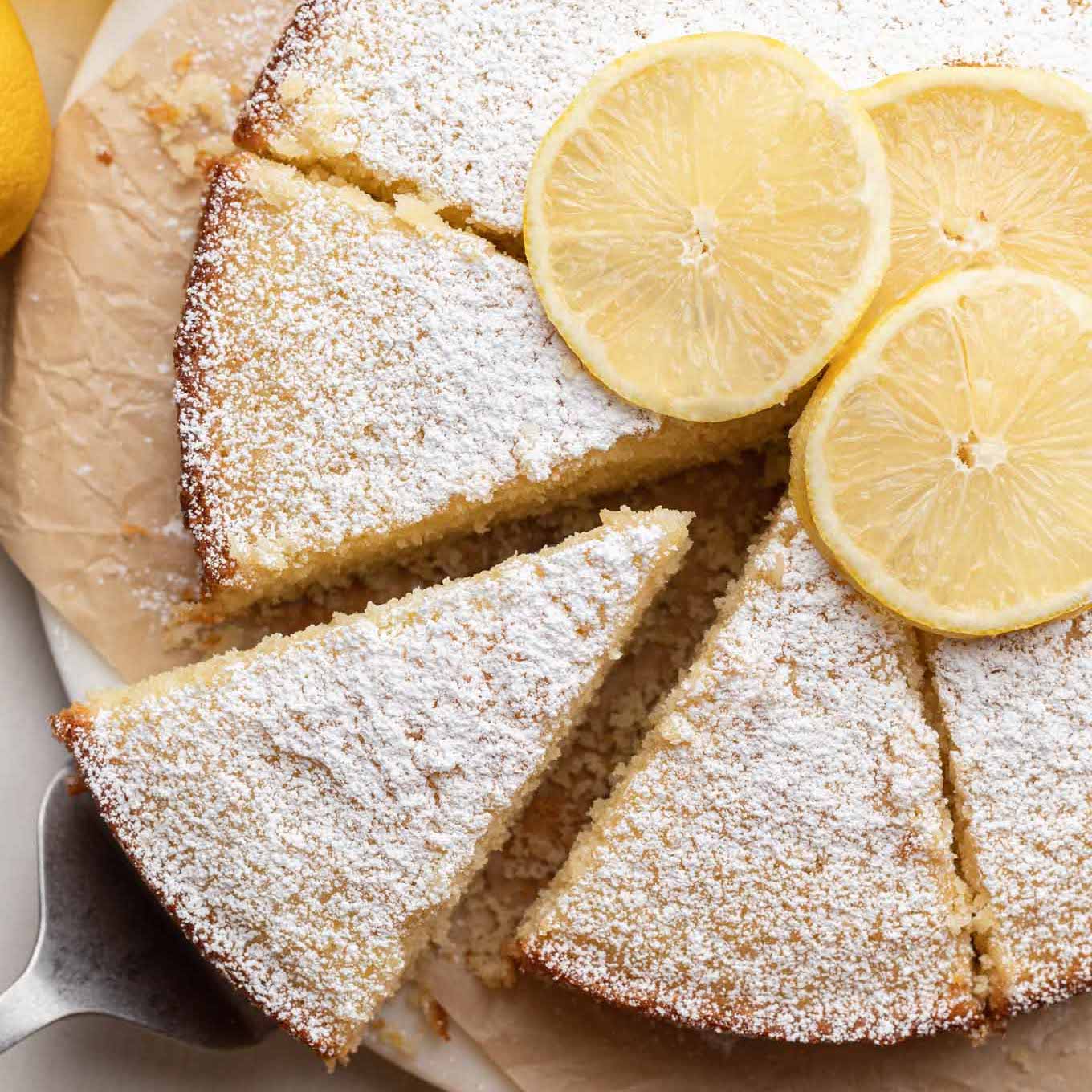 Tarta de limón y aceite de oliva