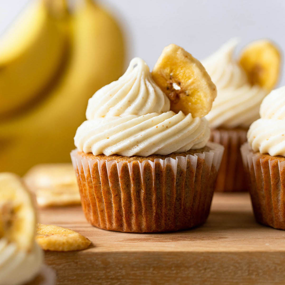 Cupcakes de plátano